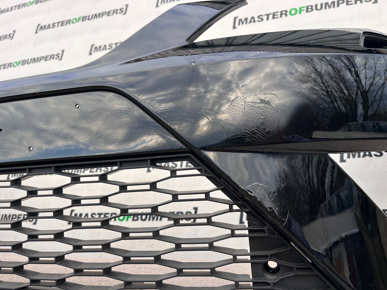 Seat Leon Fr Hatchback Mk3 2013-2016 Front Bumper No Pdc + Jets Genuine [o555]