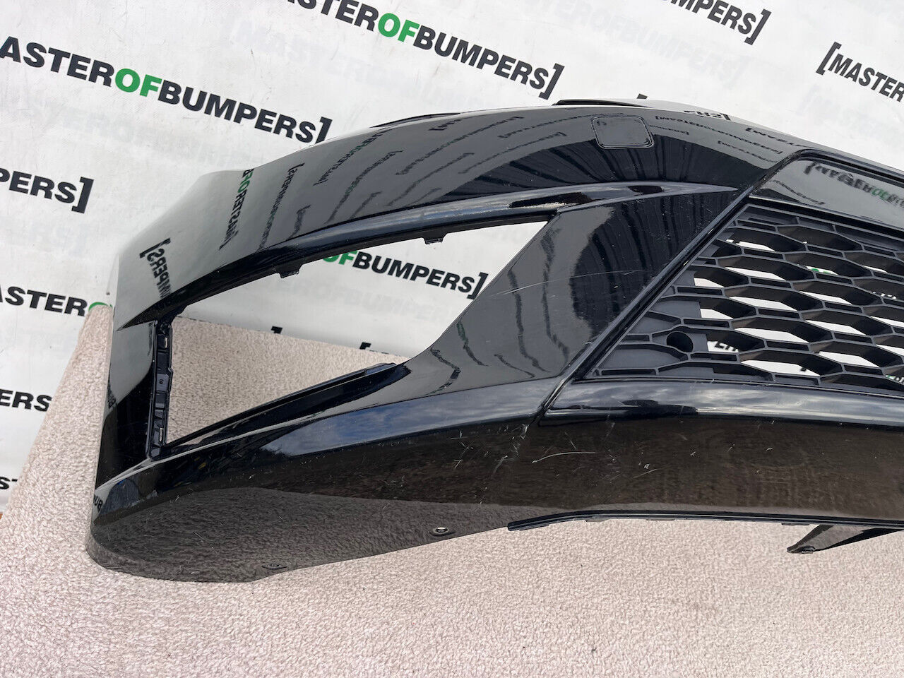 Seat Leon Fr Hatchback Mk3 2013-2016 Front Bumper No Pdc + Jets Genuine [o555]