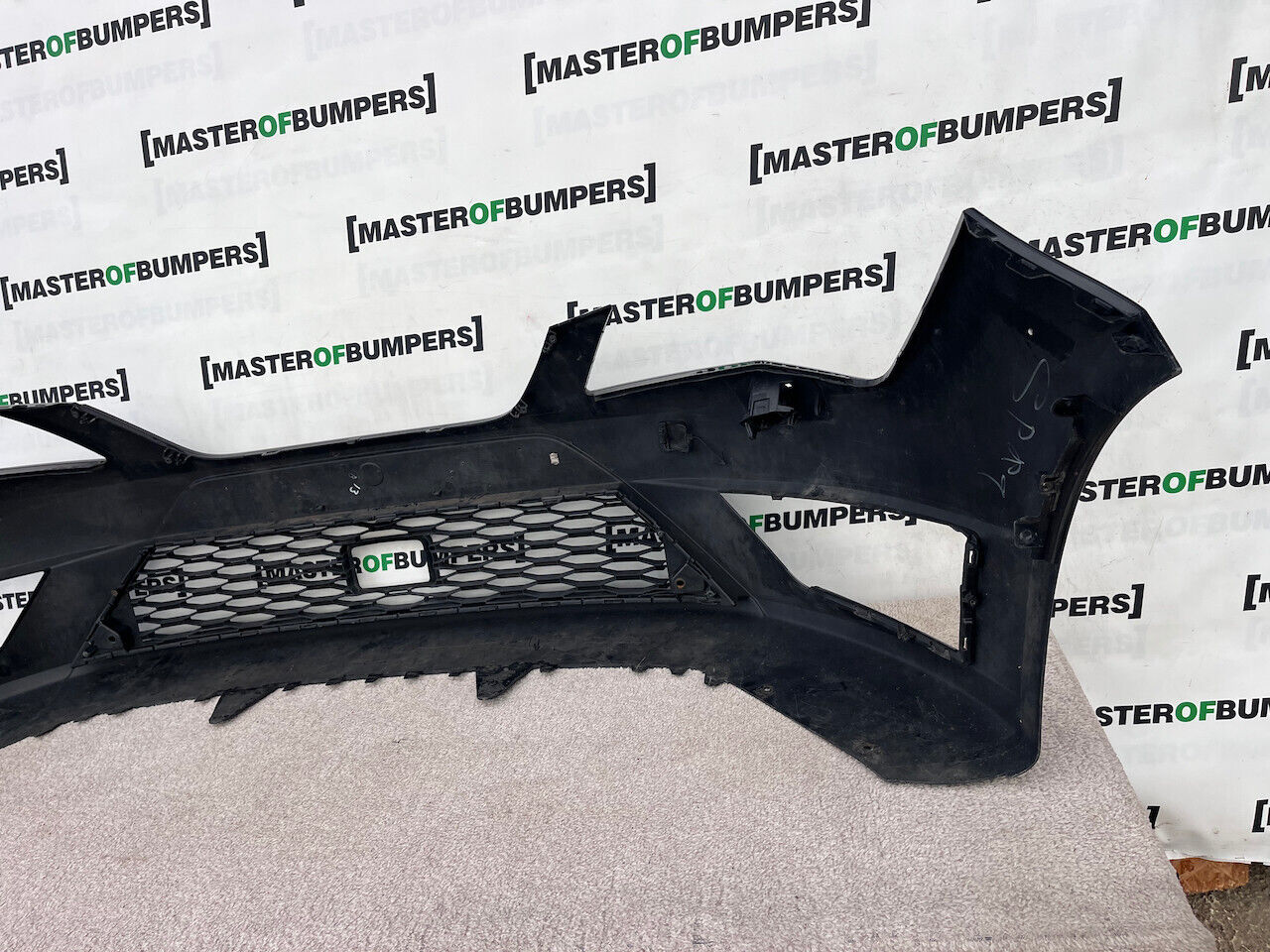 Seat Leon Fr Hatchback Mk3 2013-2016 Front Bumper No Pdc + Jets Genuine [o555]