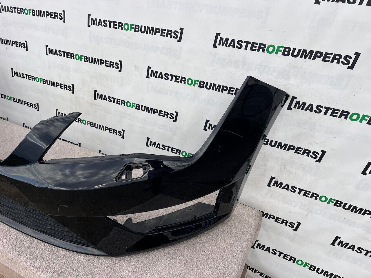 Seat Leon Fr Hatchback Mk3 2013-2016 Front Bumper No Pdc + Jets Genuine [o555]