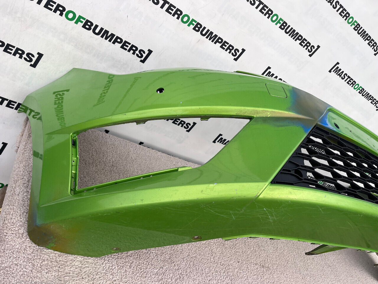 Seat Leon Fr Hatchback Mk3 2013-2016 Front Bumper 4 Pdc No Jets Genuine [o552]