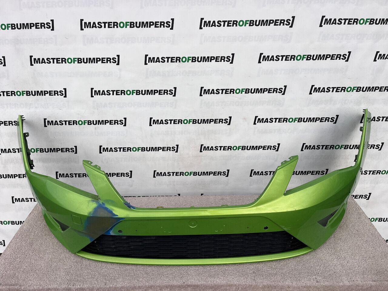 Seat Leon Fr Hatchback Mk3 2013-2016 Front Bumper 4 Pdc No Jets Genuine [o552]