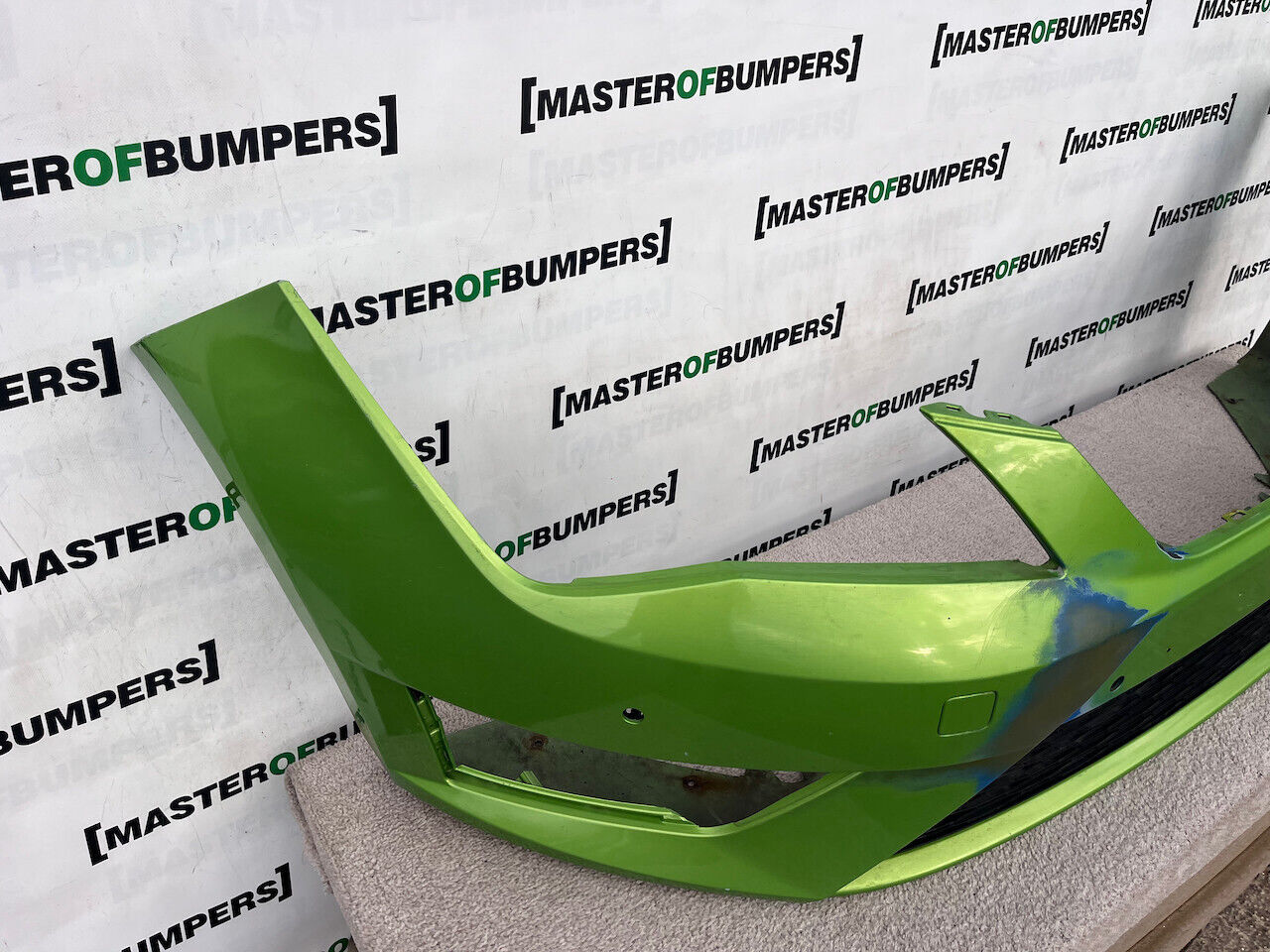 Seat Leon Fr Hatchback Mk3 2013-2016 Front Bumper 4 Pdc No Jets Genuine [o552]