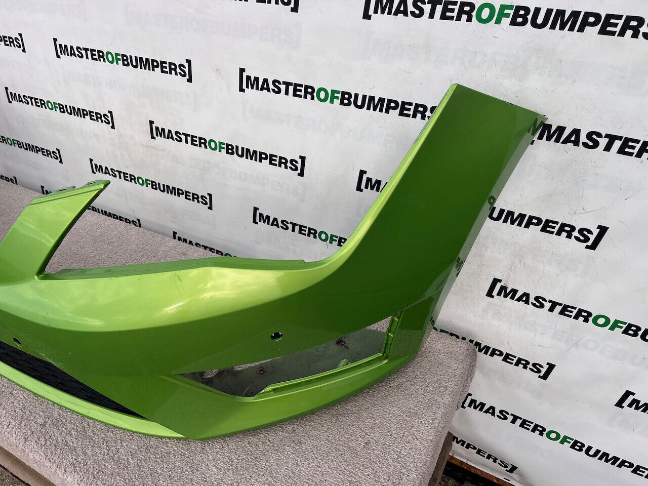 Seat Leon Fr Hatchback Mk3 2013-2016 Front Bumper 4 Pdc No Jets Genuine [o552]