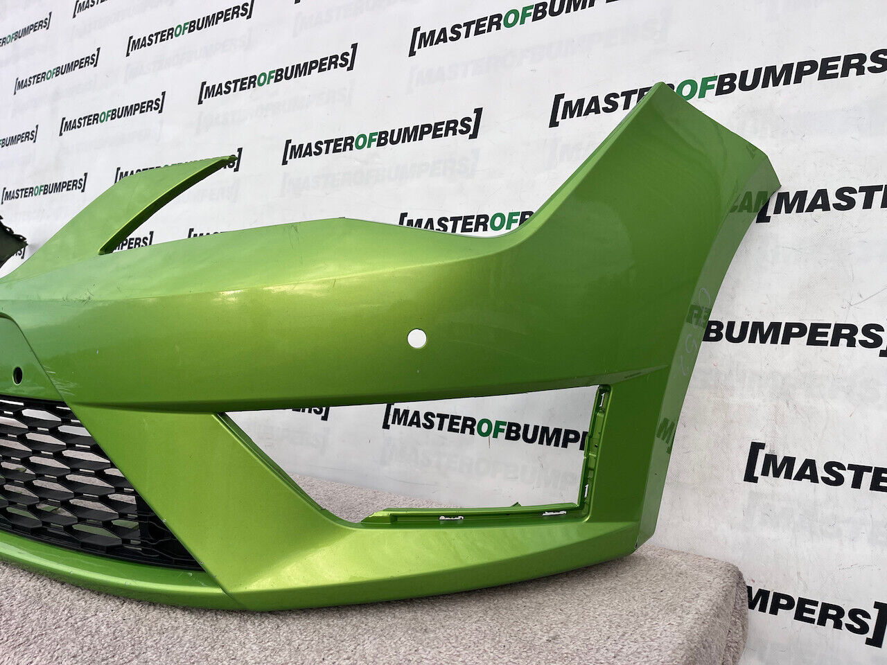 Seat Leon Fr Hatchback Mk3 2013-2016 Front Bumper 4 Pdc No Jets Genuine [o552]