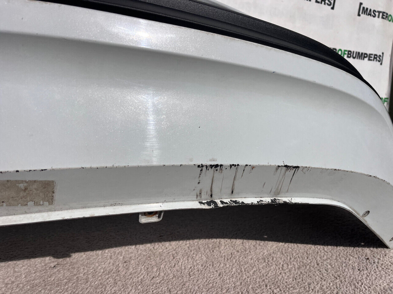 Seat Leon Fr Hatchback 2013-2016 Rear Bumper 4 Pdc White Genuine [o560]