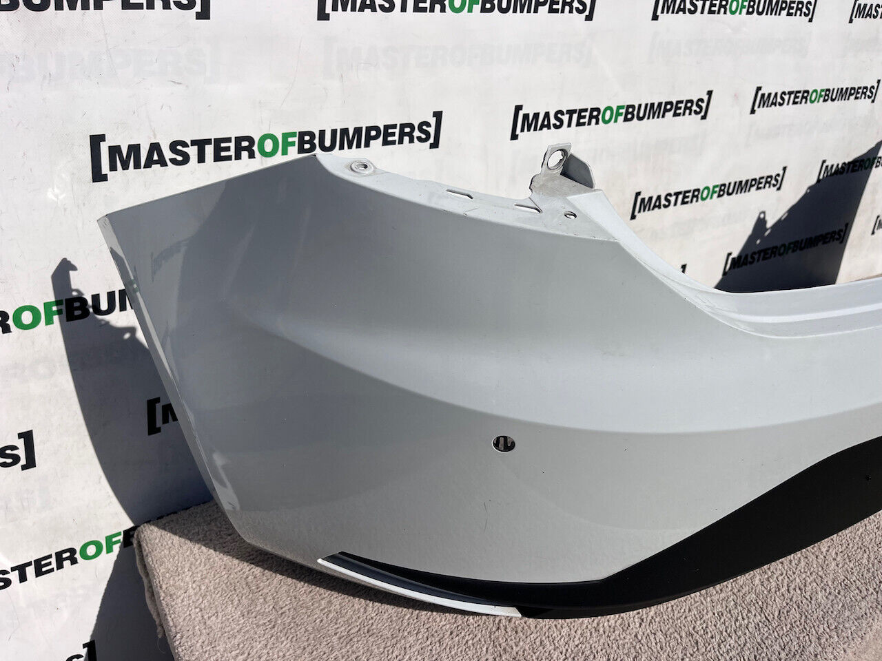 Seat Leon Fr Hatchback 2013-2016 Rear Bumper 4 Pdc White Genuine [o560]