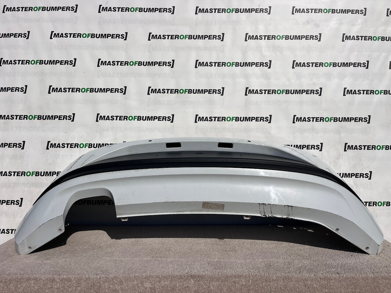 Seat Leon Fr Hatchback 2013-2016 Rear Bumper 4 Pdc White Genuine [o560]