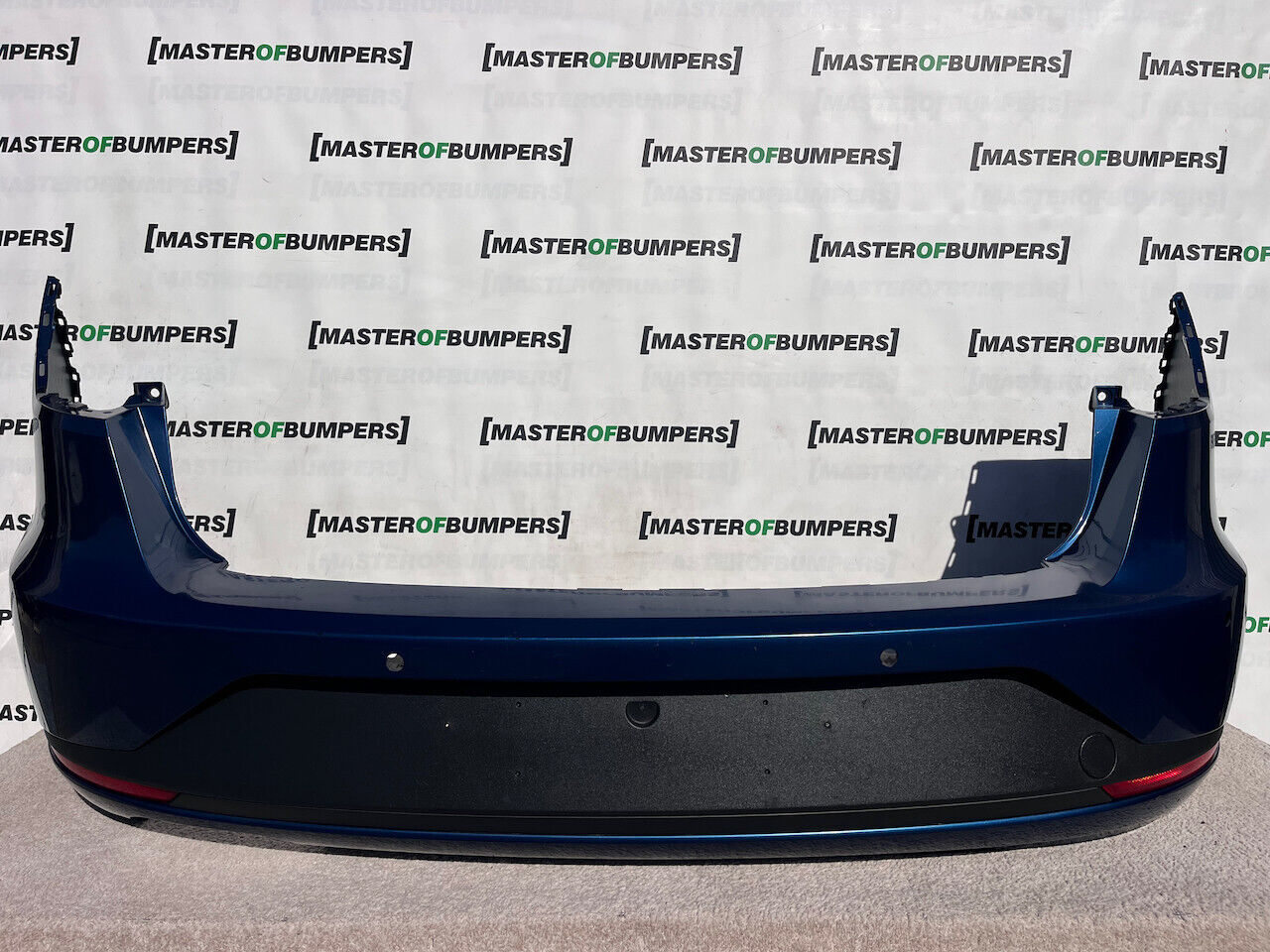 Seat Leon Fr Estate Only 2013-2016 Rear Bumper 4 Pdc Blue Genuine [o574]