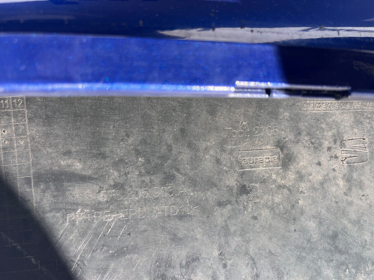 Seat Leon Se Technology Lift 2016-2019 Front Bumper 4 Pdc +jet Genuine [o563]