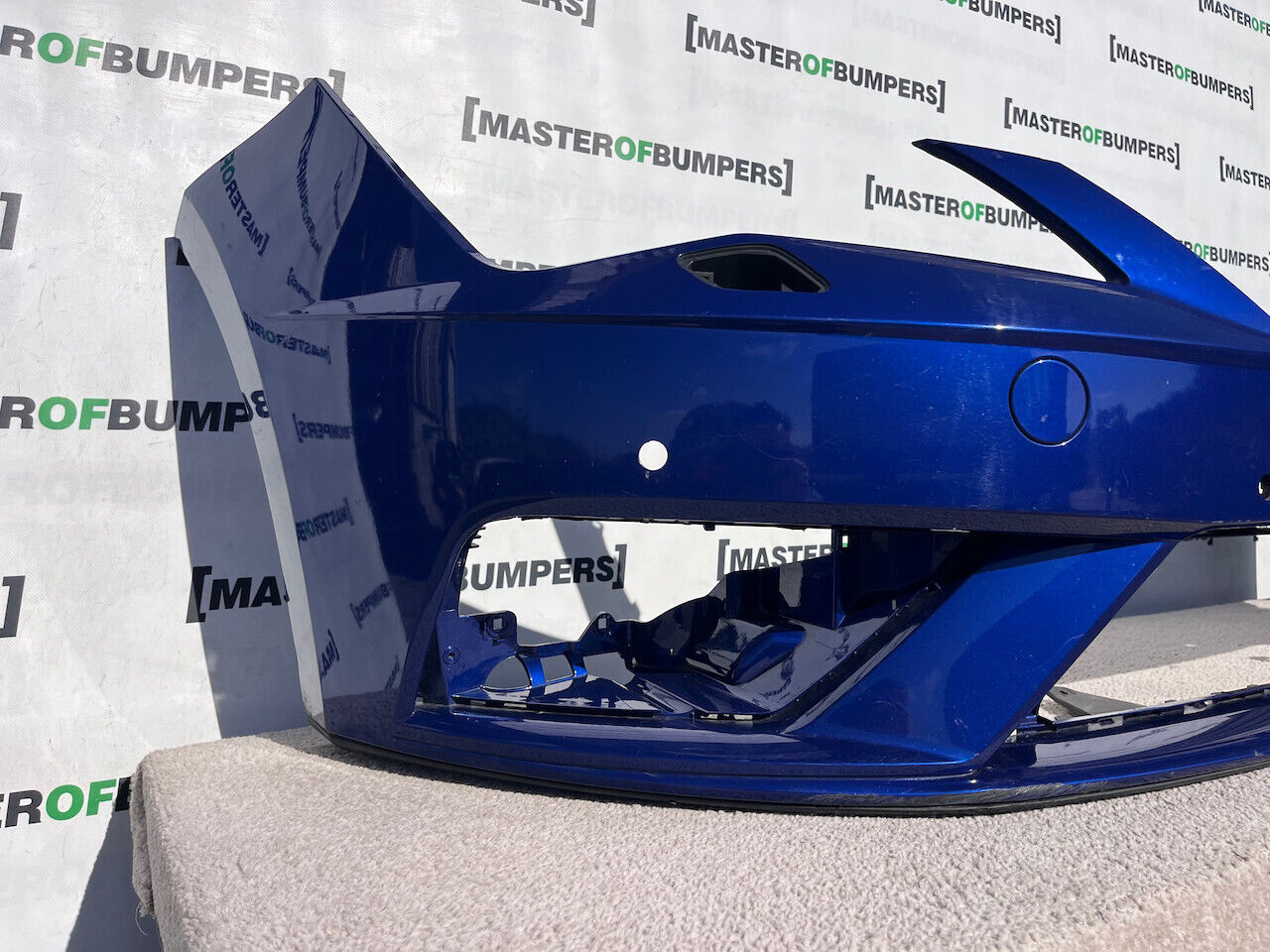 Seat Leon Se Technology Lift 2016-2019 Front Bumper 4 Pdc +jet Genuine [o563]