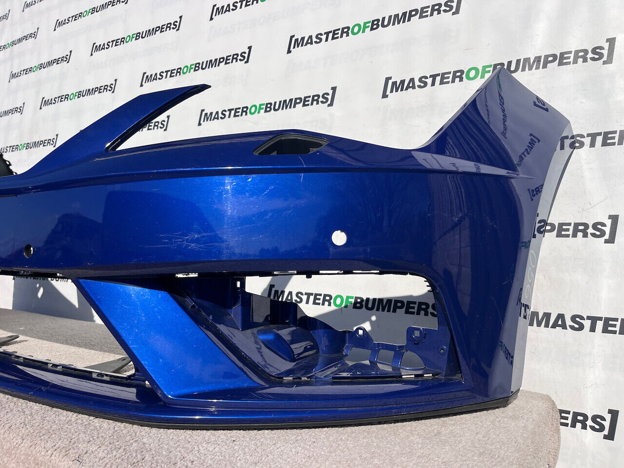 Seat Leon Se Technology Lift 2016-2019 Front Bumper 4 Pdc +jet Genuine [o563]