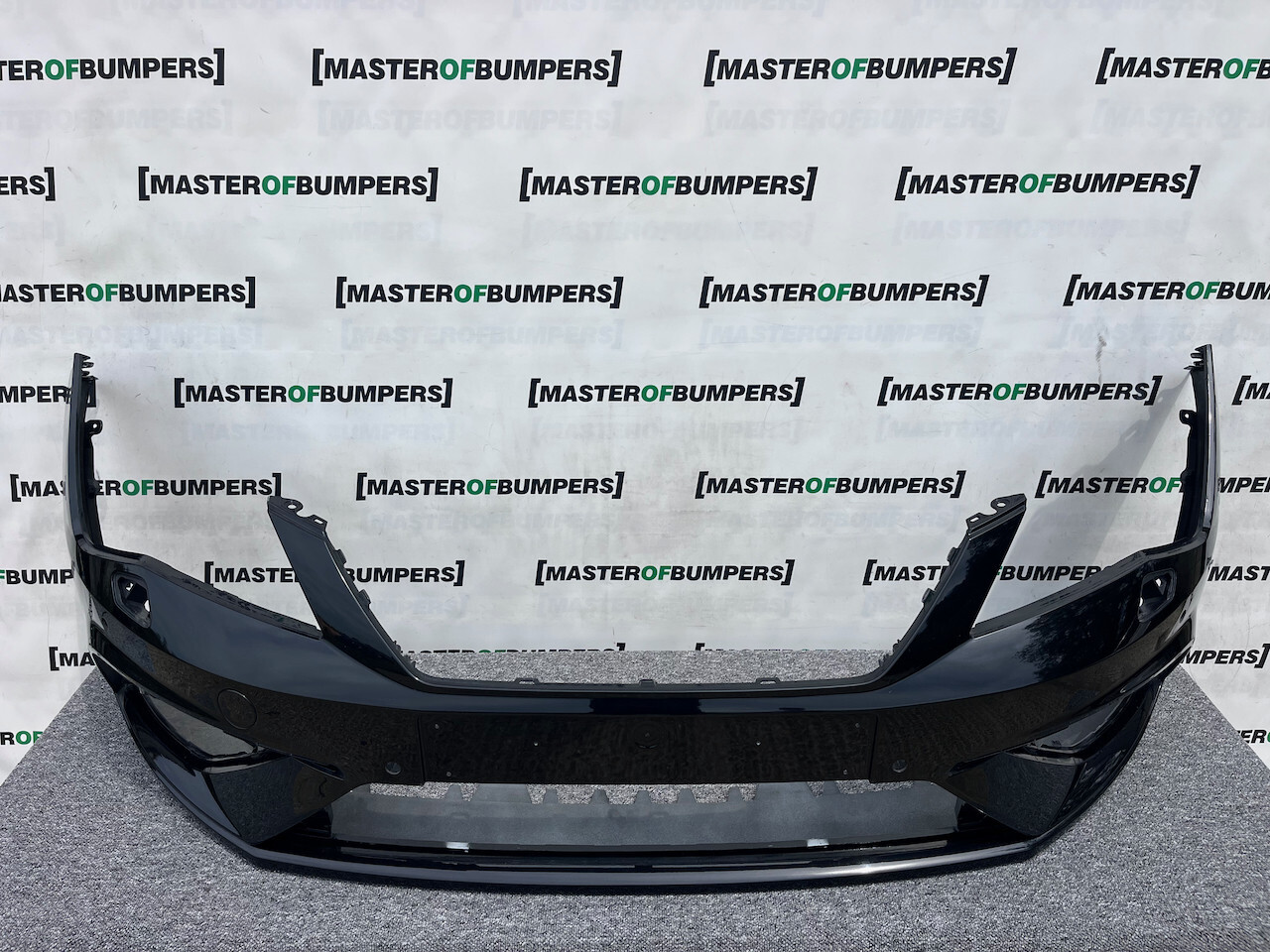 Seat Leon Fr Mk3 Lift Hatchback 2017-2019 Front Bumper 4 Pdc Jets Genuine [o590]