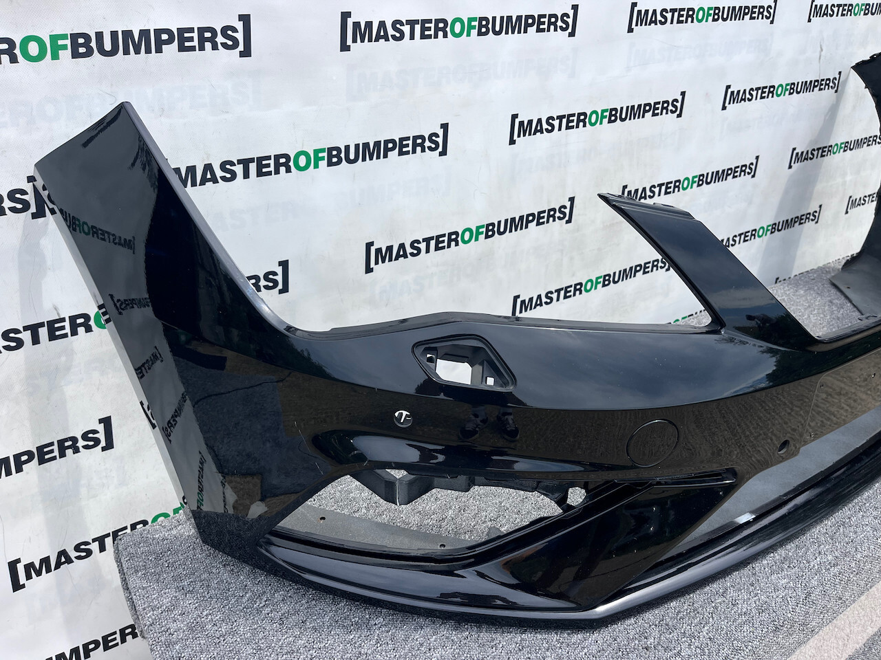 Seat Leon Fr Mk3 Lift Hatchback 2017-2019 Front Bumper 4 Pdc Jets Genuine [o590]