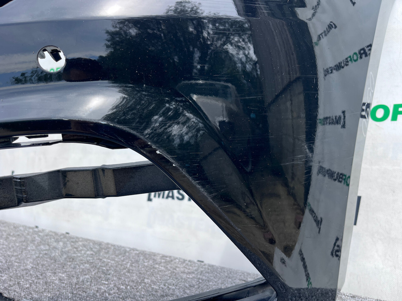 Seat Leon Fr Mk3 Lift Hatchback 2017-2019 Front Bumper 4 Pdc Jets Genuine [o590]