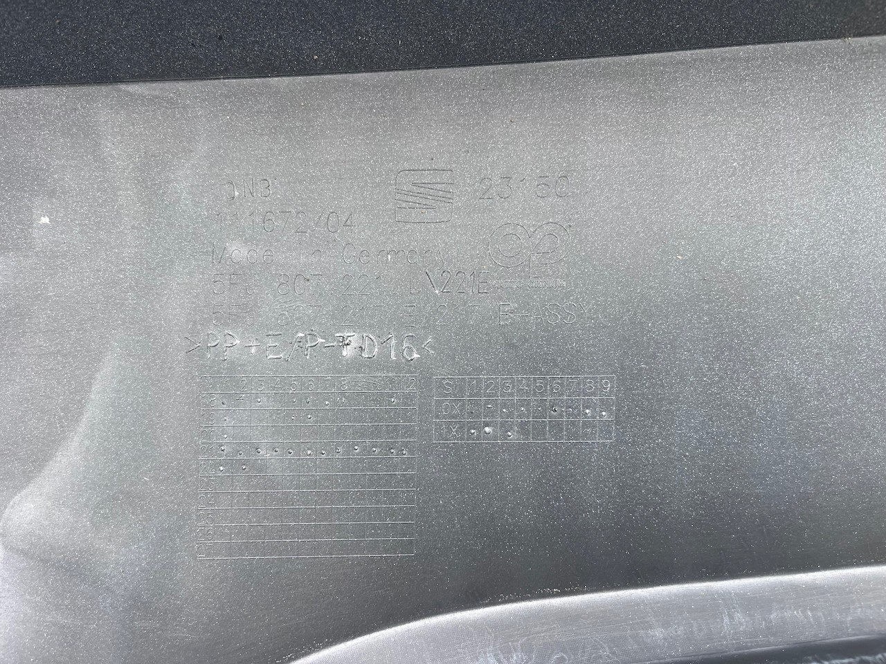 Seat Tarraco Fr Sport Suv 2018-2024 Front Bumper 6 Pdc W/grilles Genuine [o642]