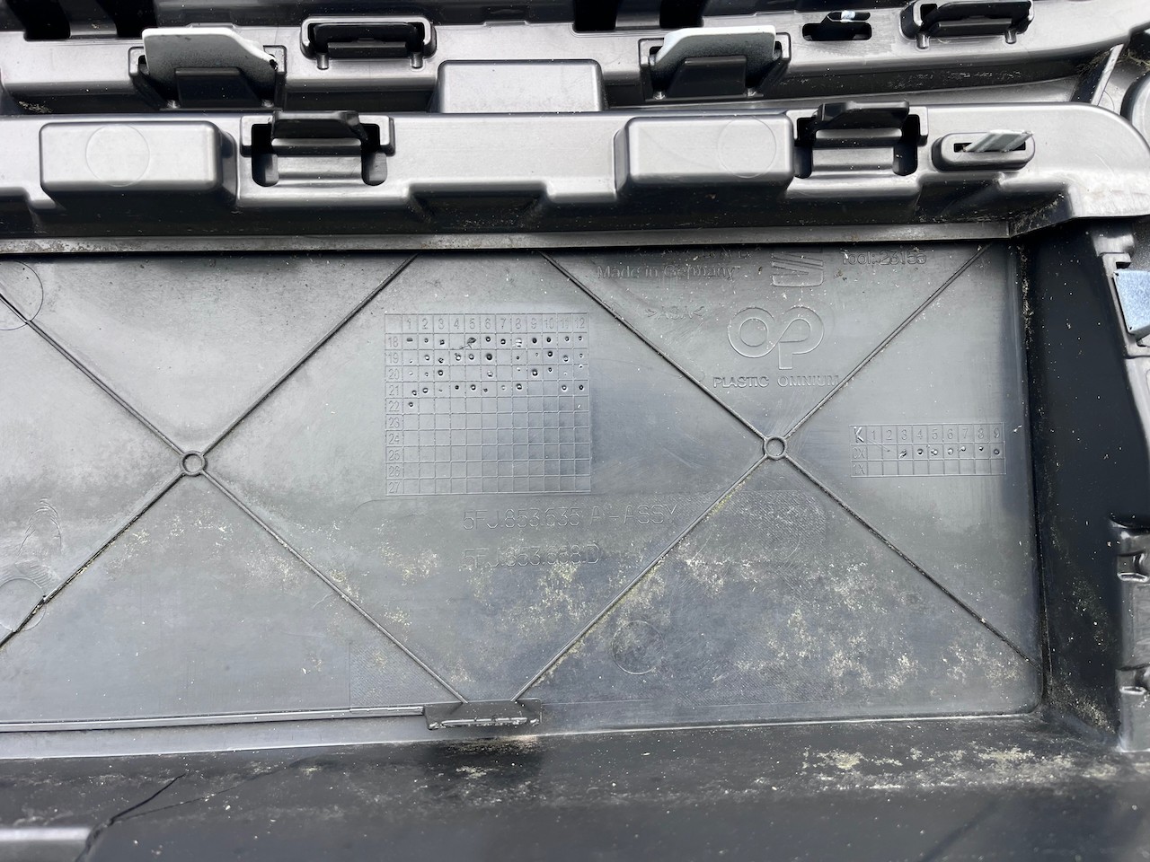 Seat Tarraco Fr Sport Suv 2018-2024 Front Bumper 6 Pdc W/grilles Genuine [o642]