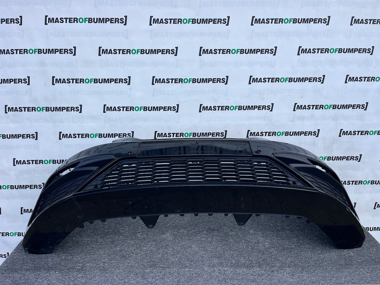 Seat Leon Fr Mk3 Lift Hatchback 2017-2019 Front Bumper 4 Pdc Jets Genuine [o657]