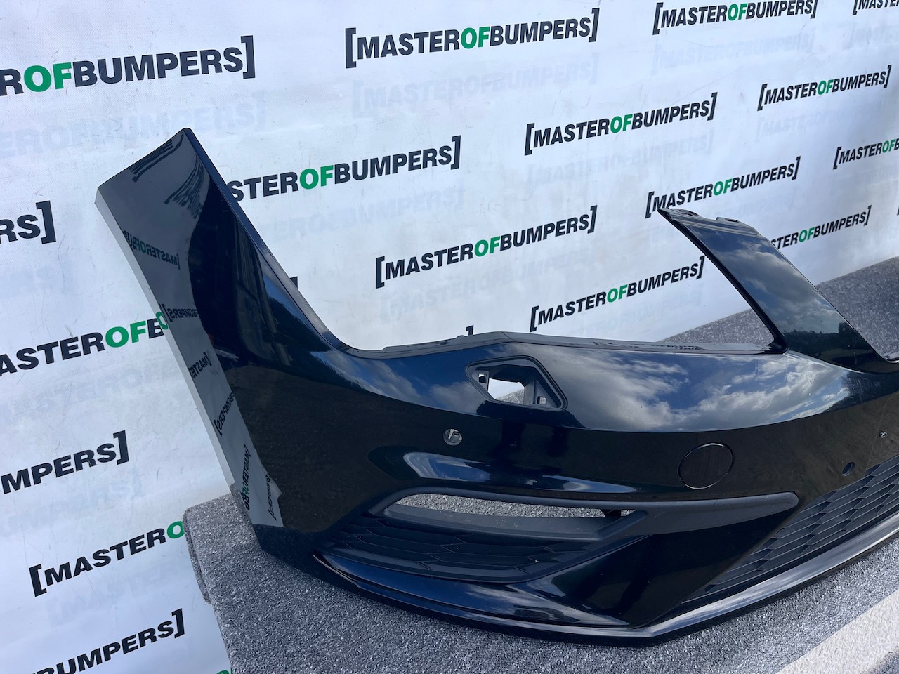 Seat Leon Fr Mk3 Lift Hatchback 2017-2019 Front Bumper 4 Pdc Jets Genuine [o657]