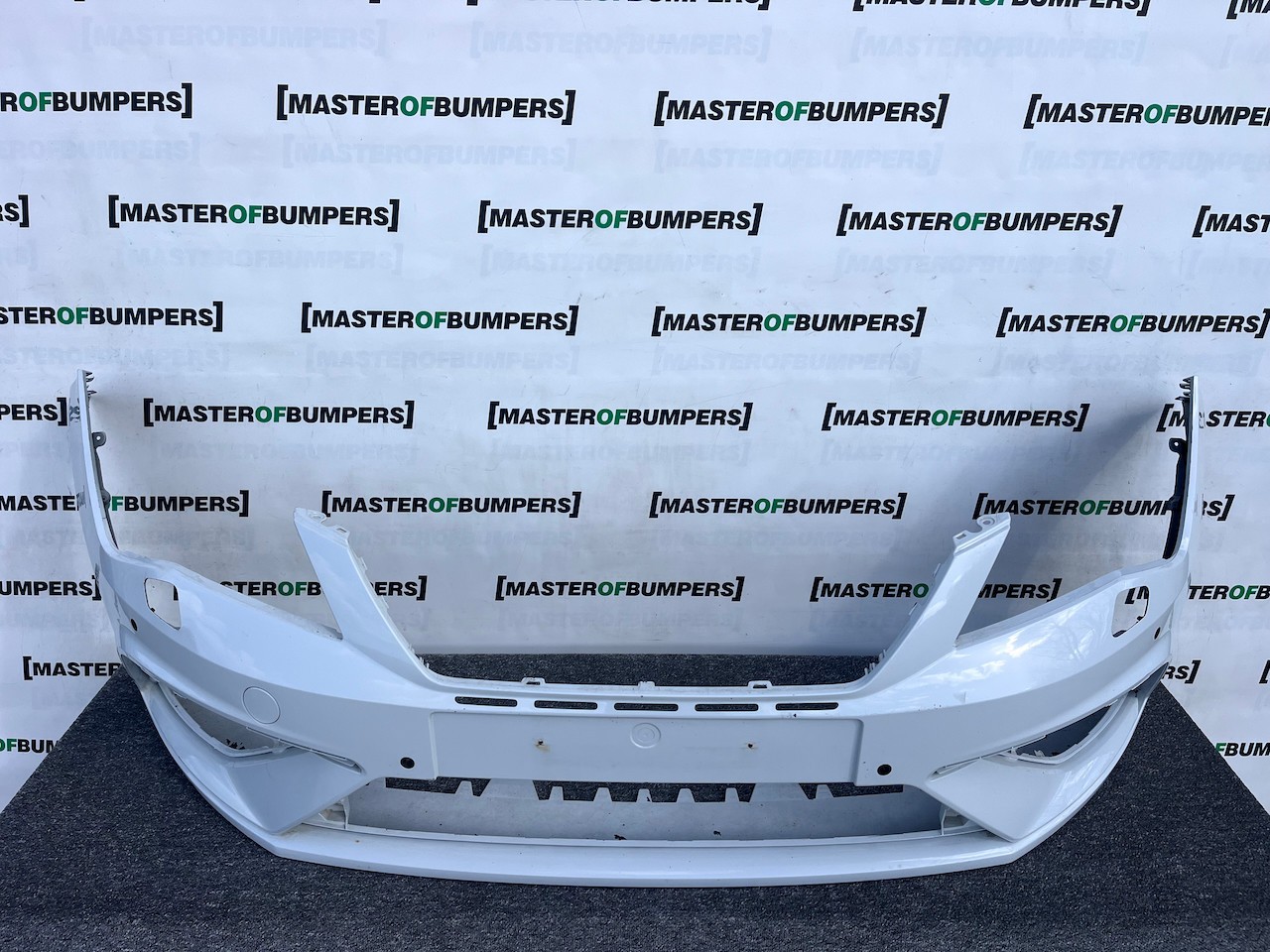 Seat Leon Cupra Fr Mk3 Lift Hatchback 2017-2019 Front Bumper 4 Pdc Genuin [o661]