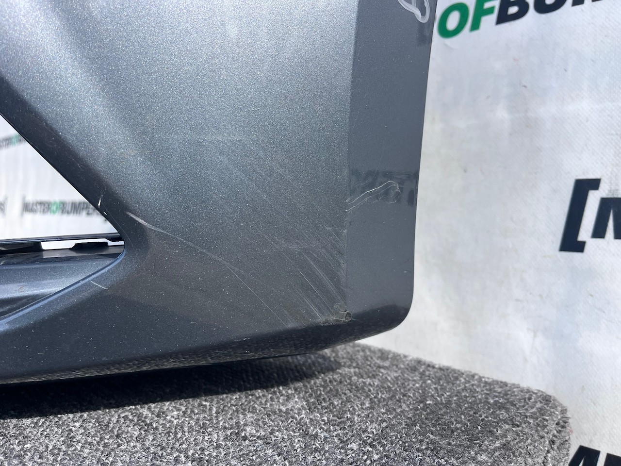 Seat Leon Fr Mk3 Lift Hatchback 2017-2019 Front Bumper No Pdc Jet Genuine [o659]