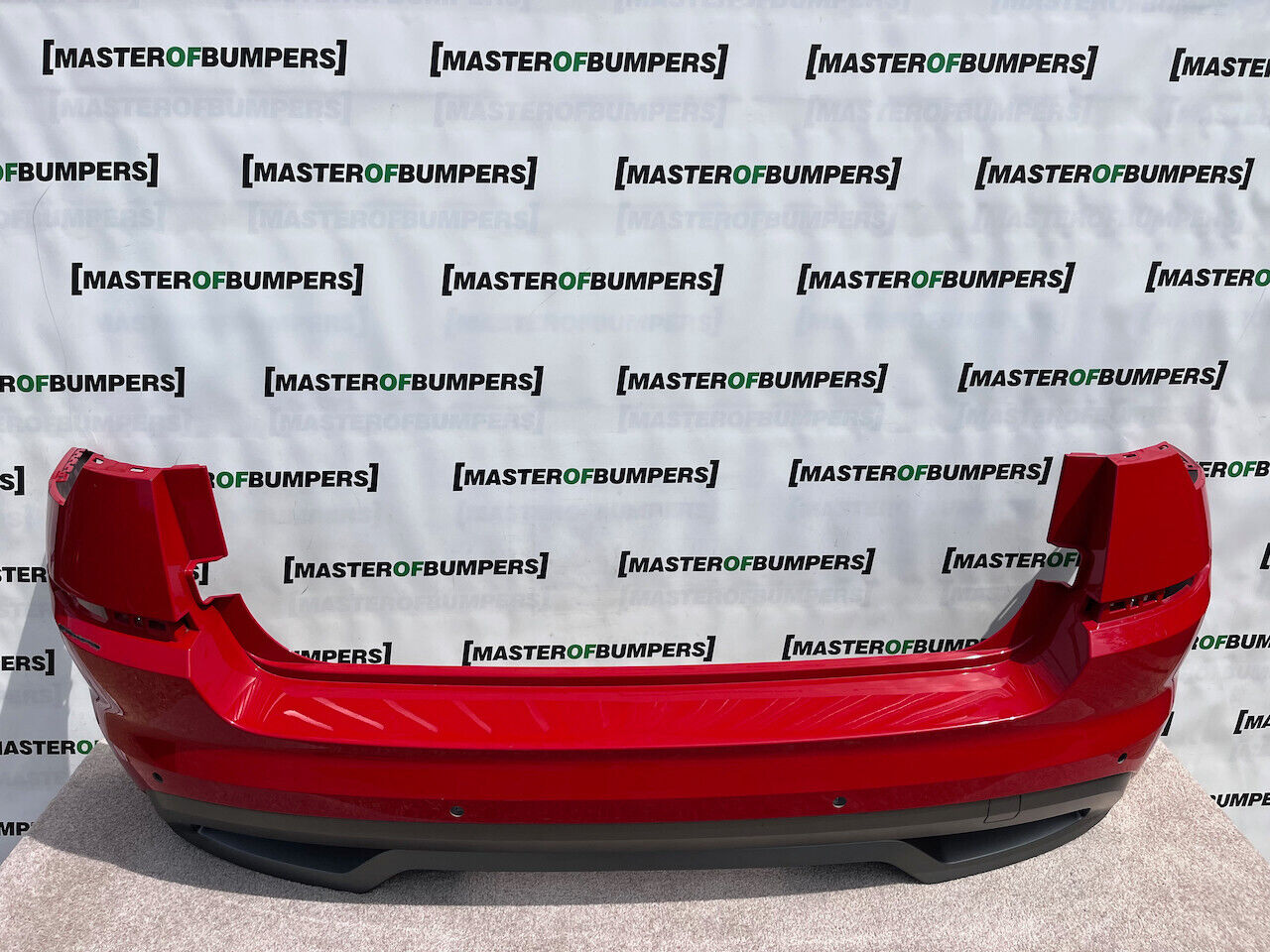 Skoda Kamiq Sel 2019-on Rear Bumper Red 4 Pdc Genuine [s371]