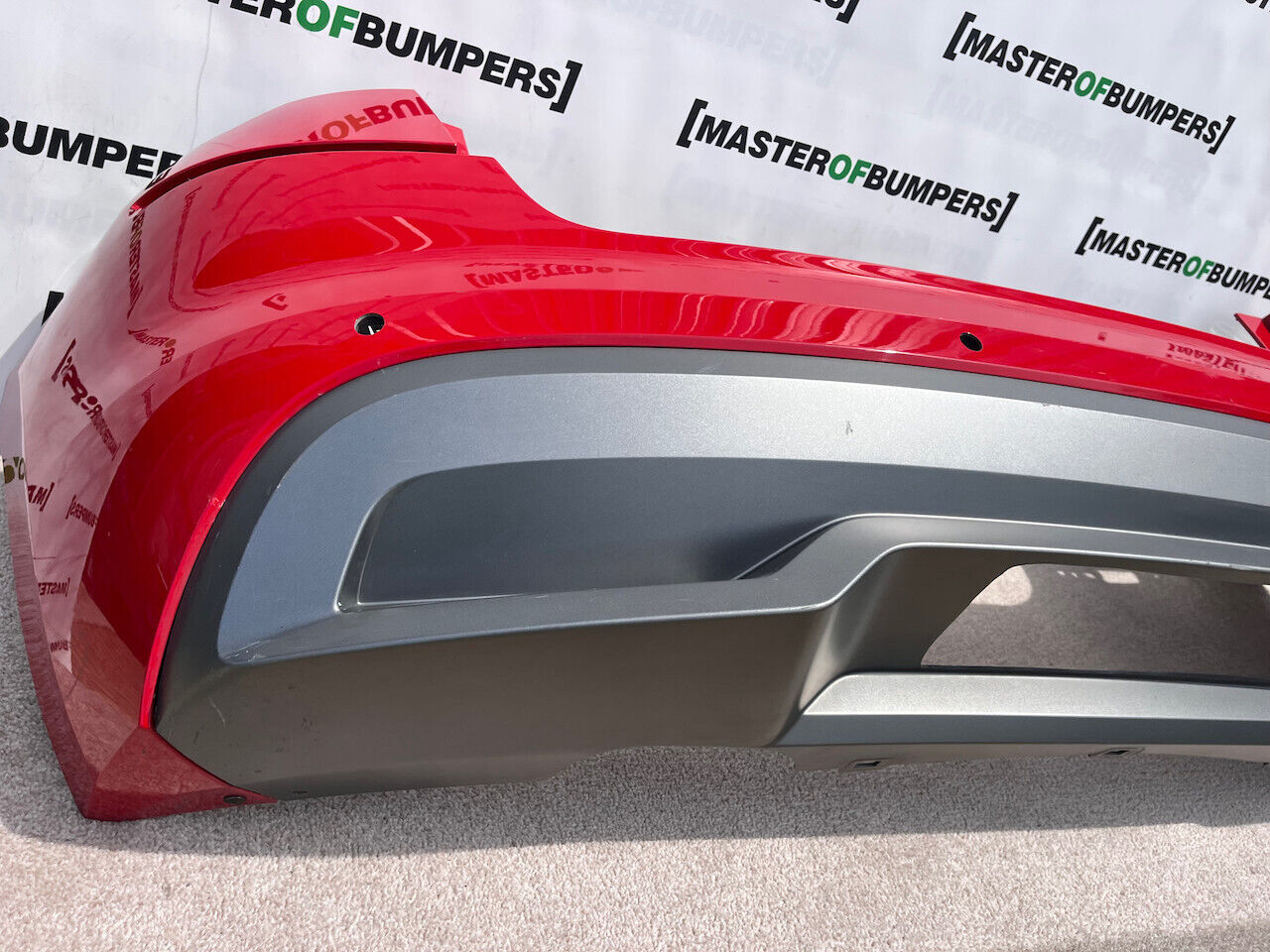 Skoda Kamiq Sel 2019-on Rear Bumper Red 4 Pdc Genuine [s371]