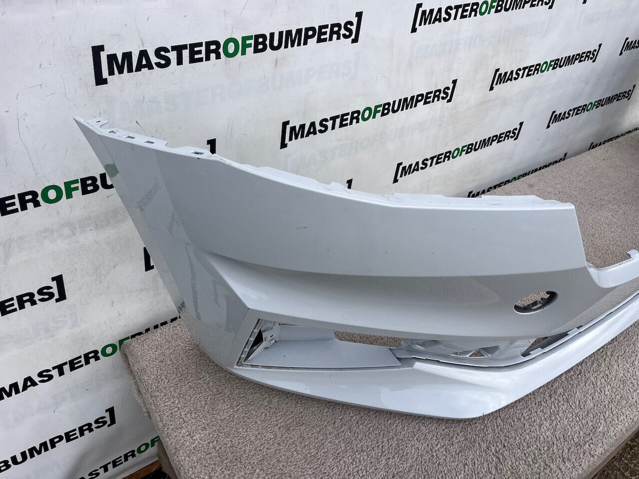 Skoda Fabia Se Hatchback Mk4 2021-2024 Front Bumper White Genuine [s537]