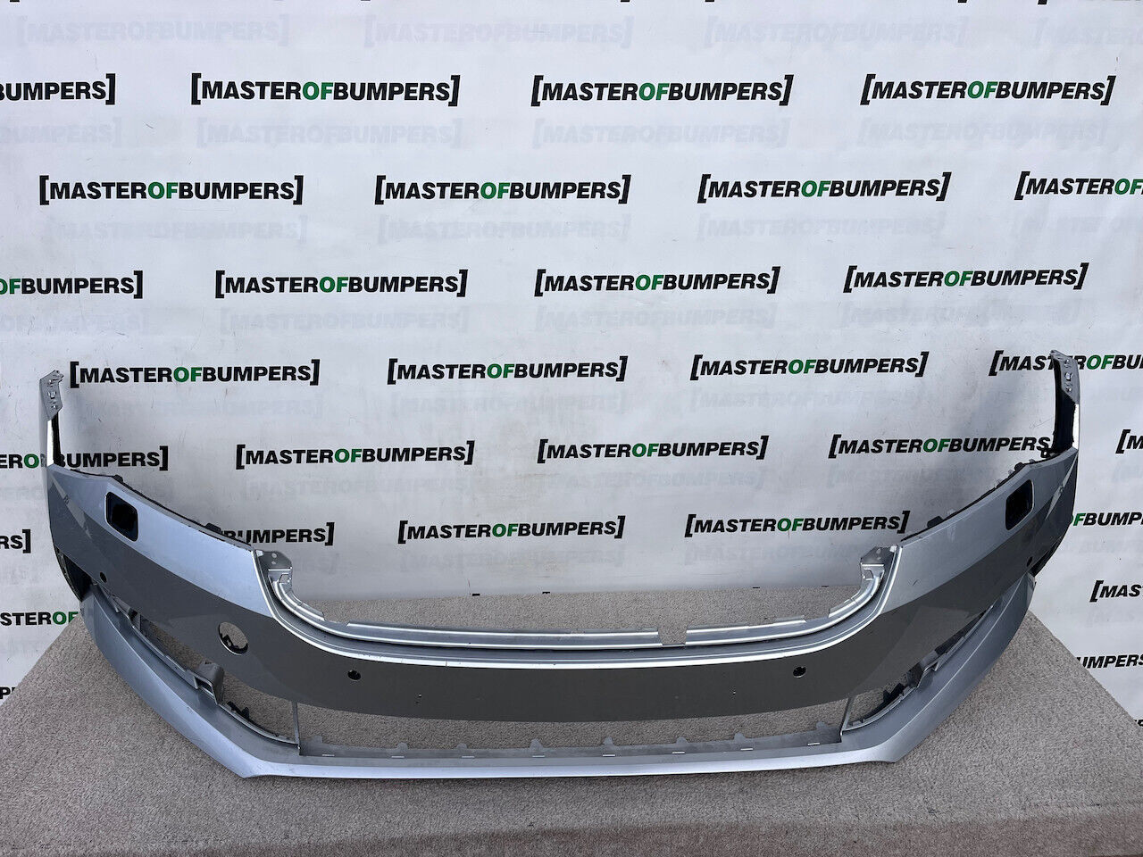 Skoda Superb Sportline Plus Mk4 2020-23 Front Bumper 4 Pdc +jets Genuine [s554]