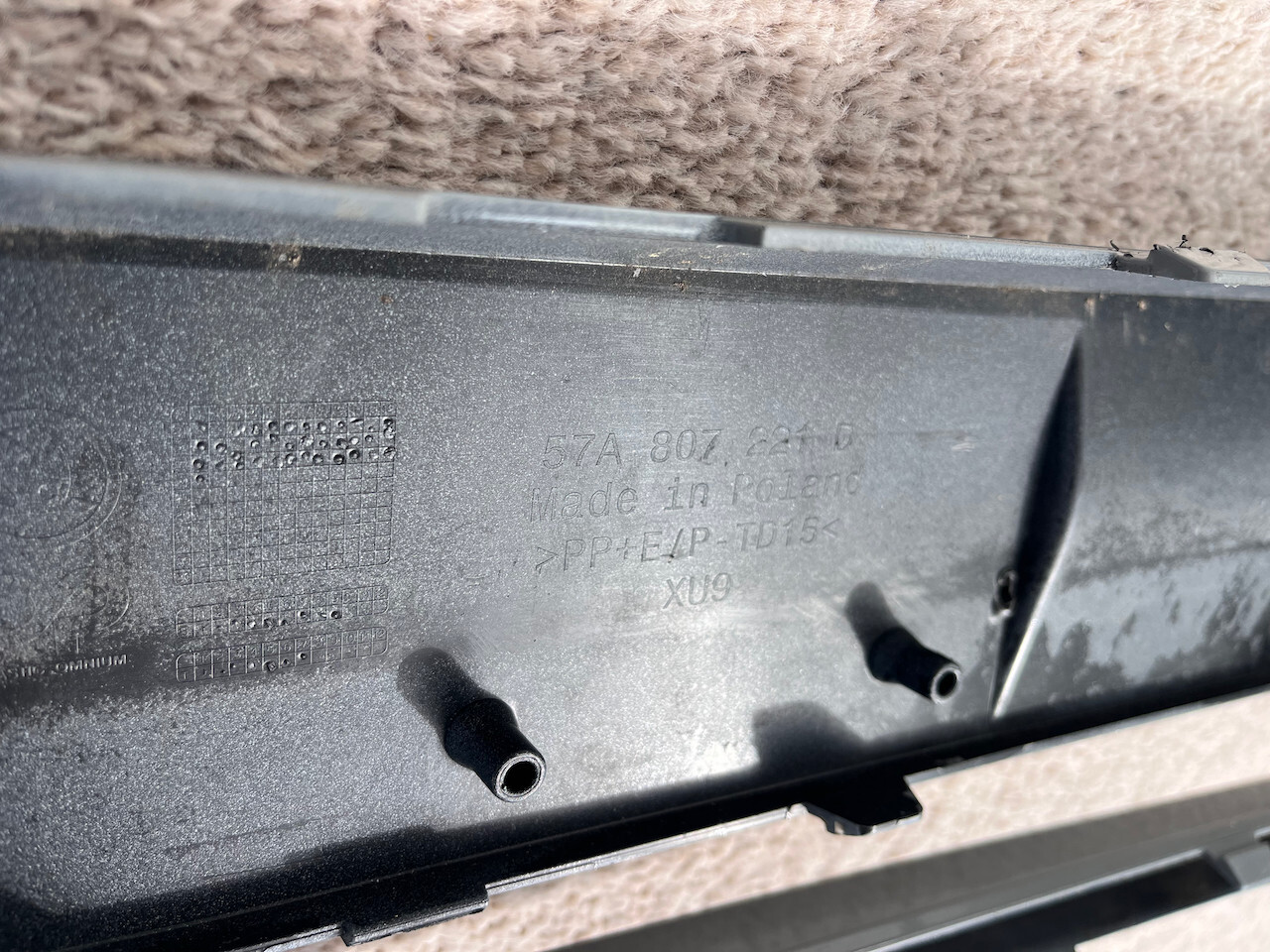 Skoda Karoq Se Active Mk1 Lift 2022-2024 Front Bumper Pdc + Jets Genuine [s570]