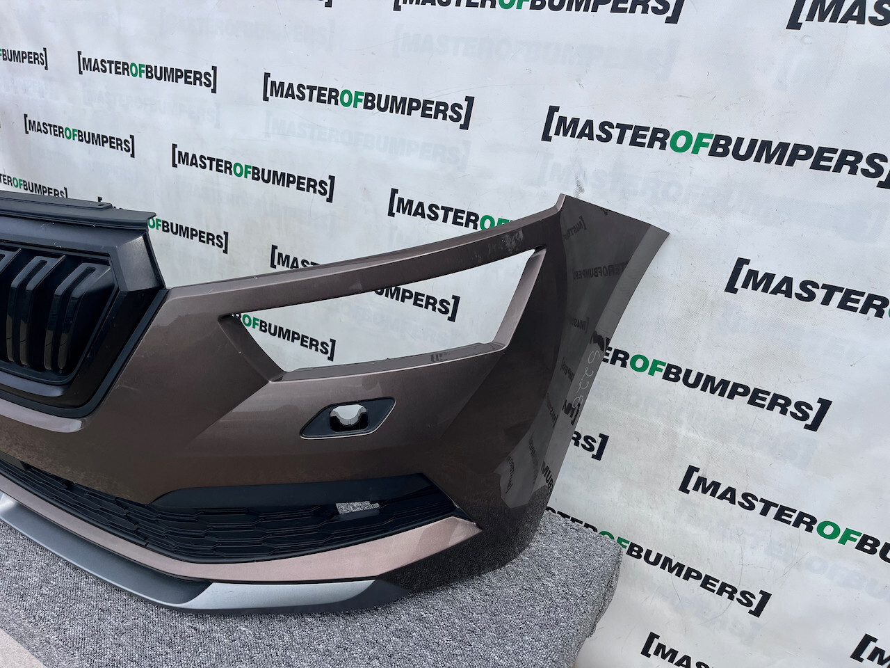 Skoda Kamiq Se L Edition Mk1 2019-2023 Front Bumper 4 Pdc + Jets Genuine [s225]