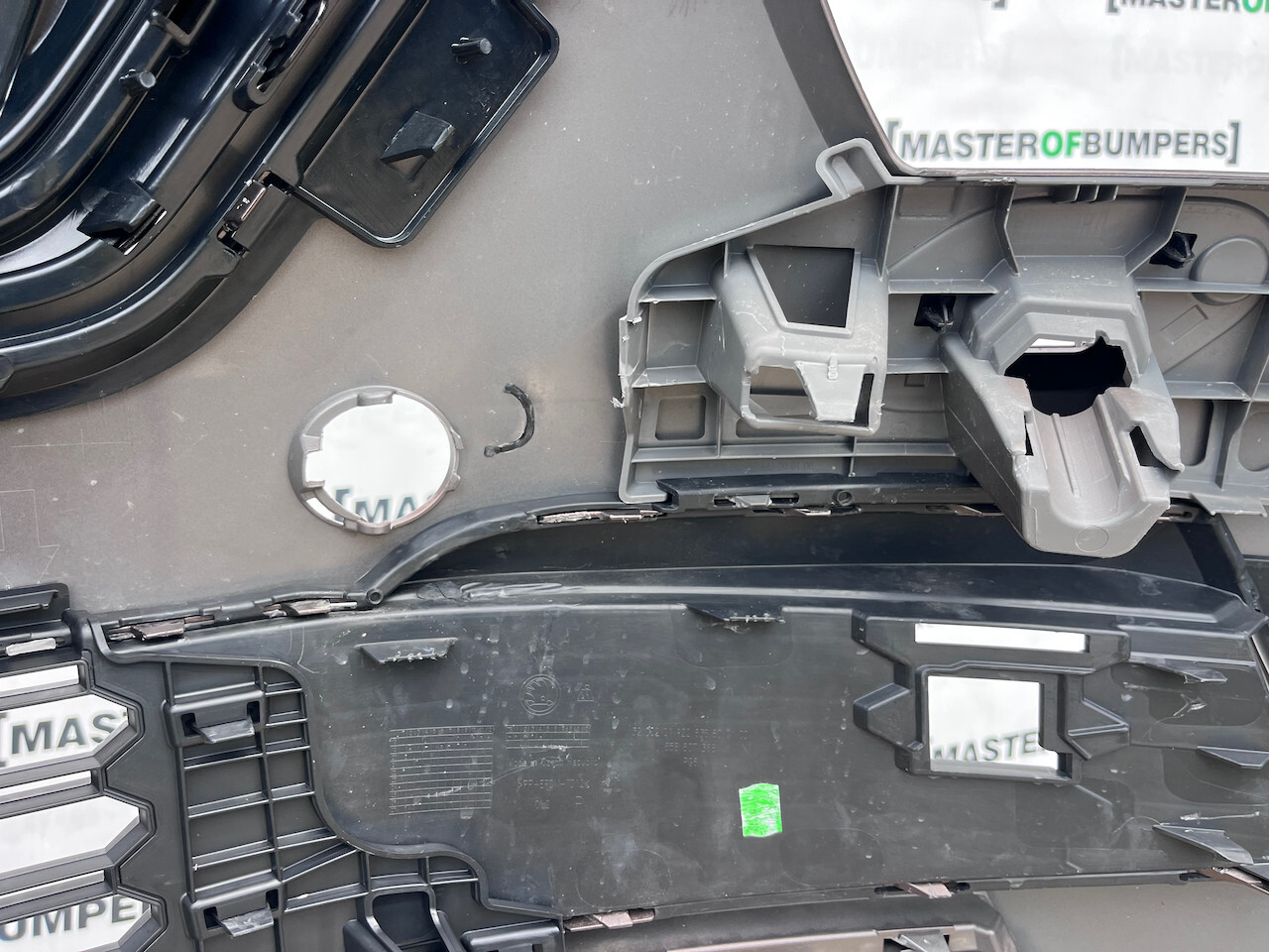 Skoda Kamiq Se L Edition Mk1 2019-2023 Front Bumper 4 Pdc + Jets Genuine [s225]