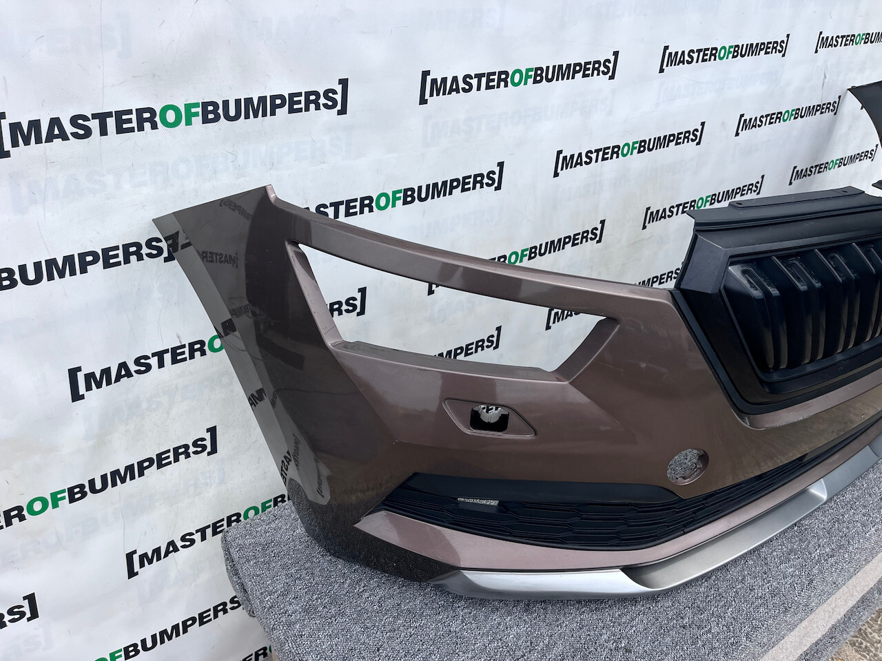 Skoda Kamiq Se L Edition Mk1 2019-2023 Front Bumper 4 Pdc + Jets Genuine [s225]