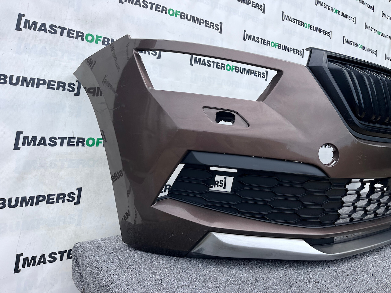 Skoda Kamiq Se L Edition Mk1 2019-2023 Front Bumper 4 Pdc + Jets Genuine [s225]