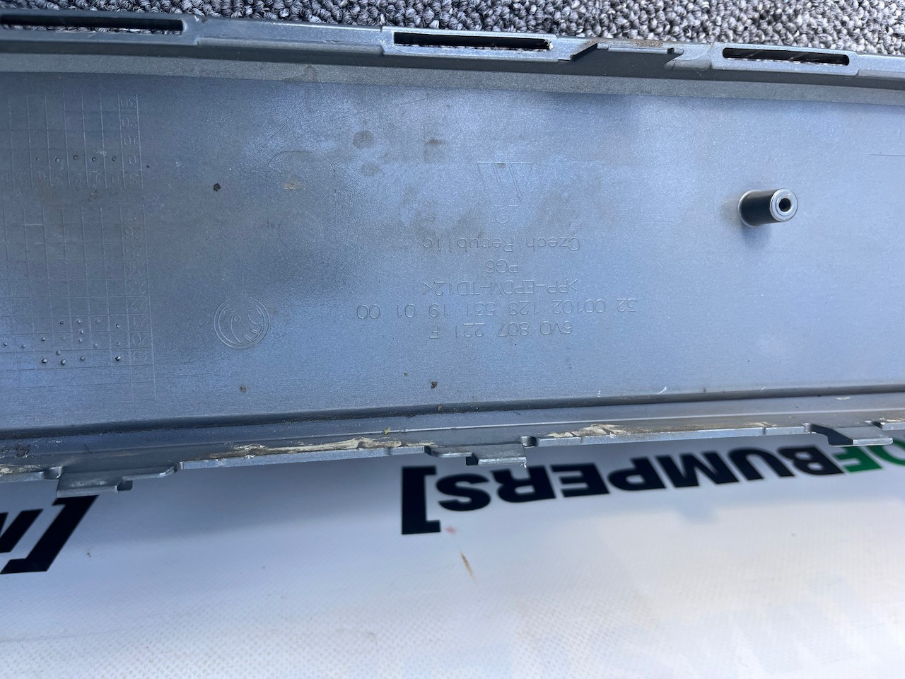 Skoda Fabia Hatchback Mk3 Lift 2018-2021 Front Bumper No Pdc Genuine [s606]