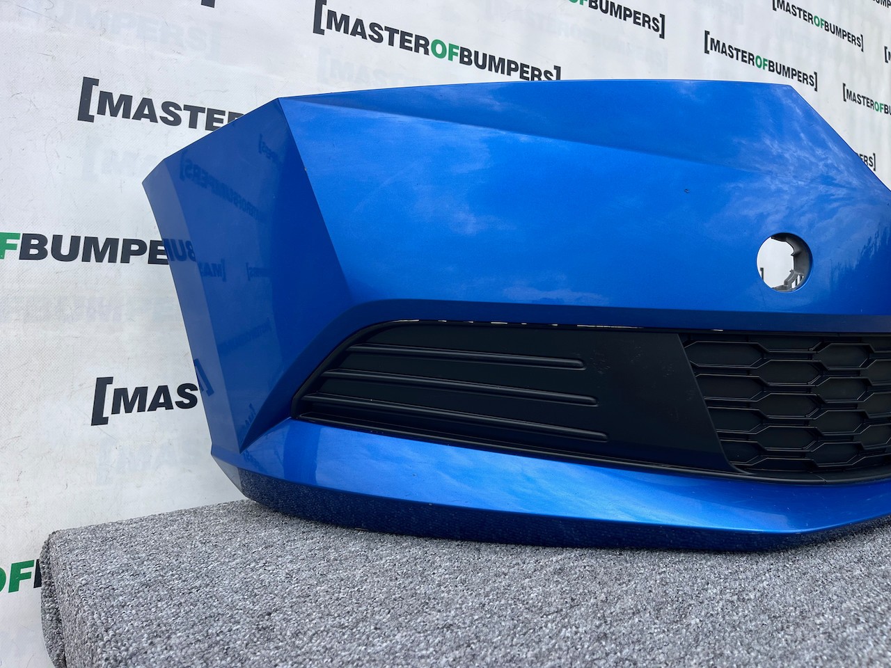 Skoda Fabia Hatchabck Esta Mk3 Lift 2018-2021 Front Bumper No Pdc Genuine [s609]