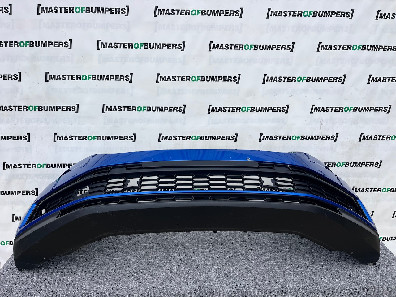 Skoda Kodiaq Se Basic Mk1 2016-2021 Front Bumper Blue 4 Pdc Genuine [s618]