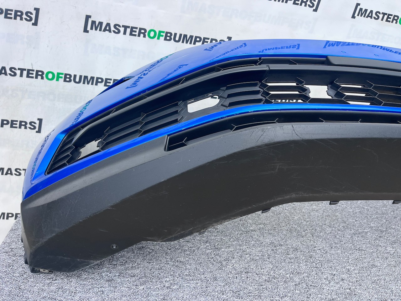 Skoda Kodiaq Se Basic Mk1 2016-2021 Front Bumper Blue 4 Pdc Genuine [s618]