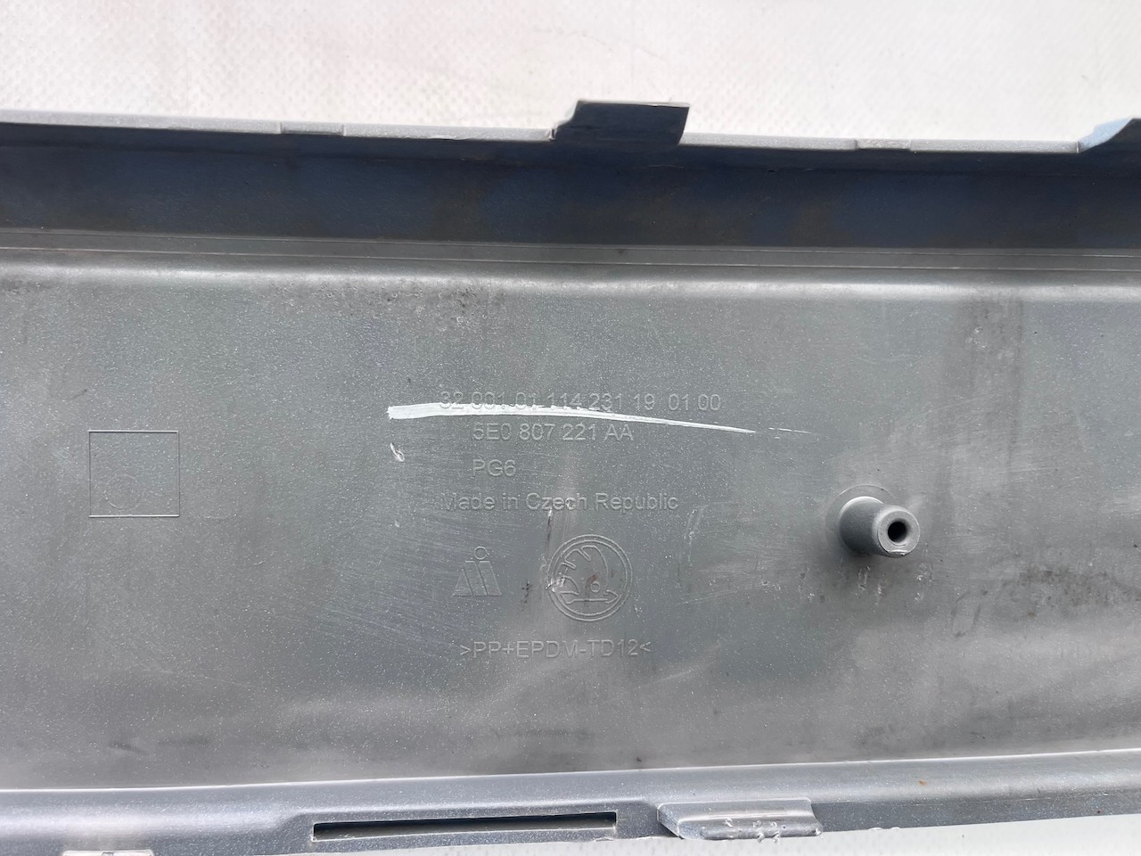 Skoda Octavia Vrs Mk3 Lift 2016-2019 Front Bumper 4 Pdc +jets Genuine [s642]