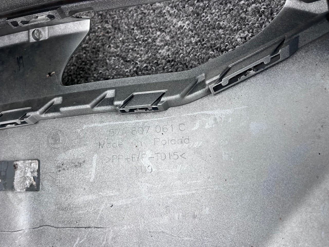 Skoda Karoq Sport Line Mk1 Lift 2022-2024 Front Bumper Pdc + Jets Genuine [s649]