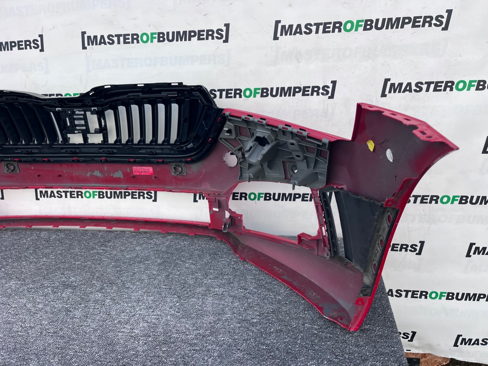 Skoda Scala Monte Carlo Hatchback 2019-2023 Front Bumper 4 Pdc Genuine [s558]