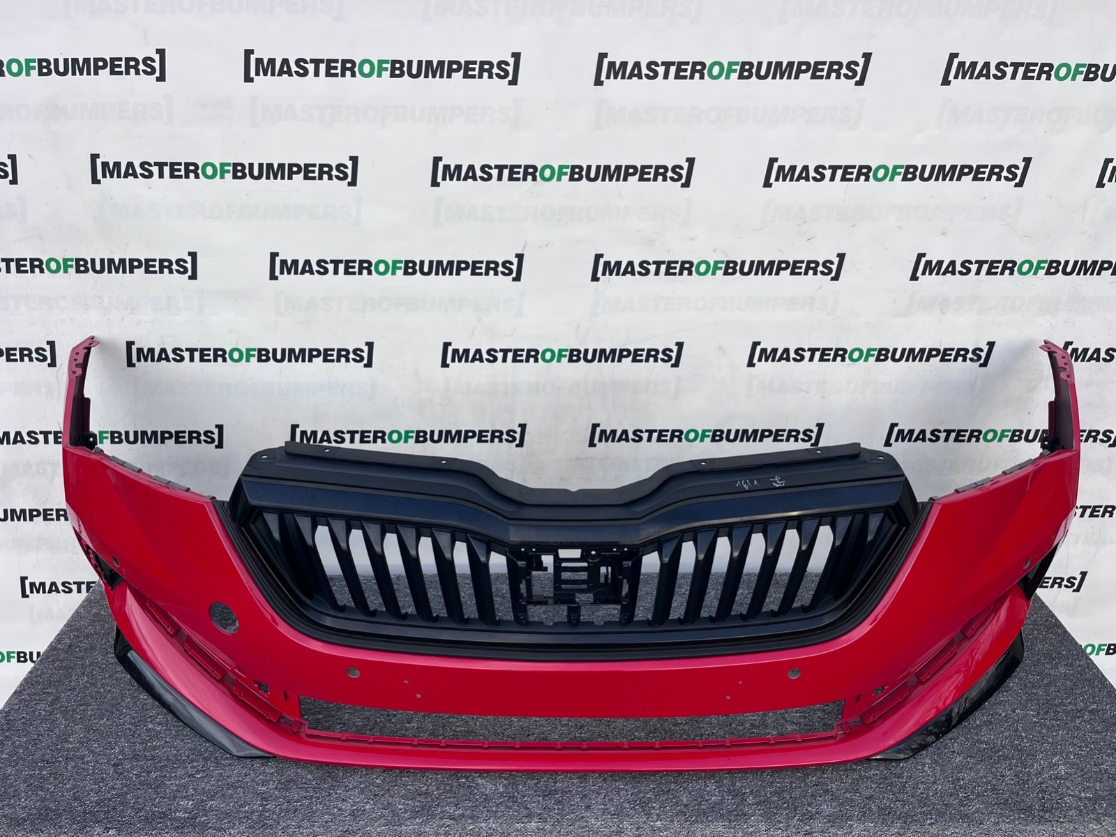 Skoda Scala Monte Carlo Hatchback 2019-2023 Front Bumper 4 Pdc Genuine [s558]