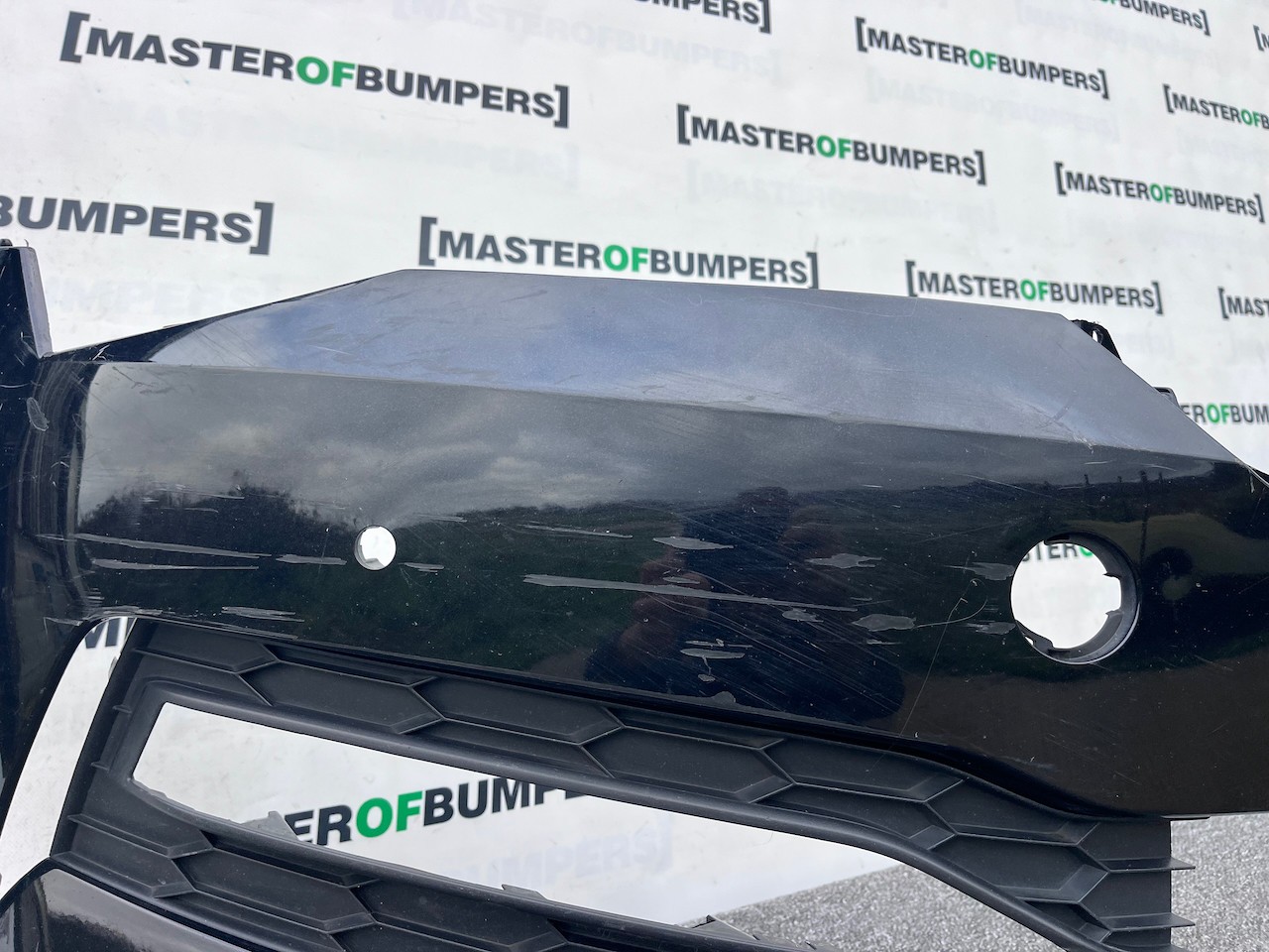 Skoda Superb Sel Saloon Esta Mk4 2020-2023 Front Bumper 4 Pdc Genuine [s663]