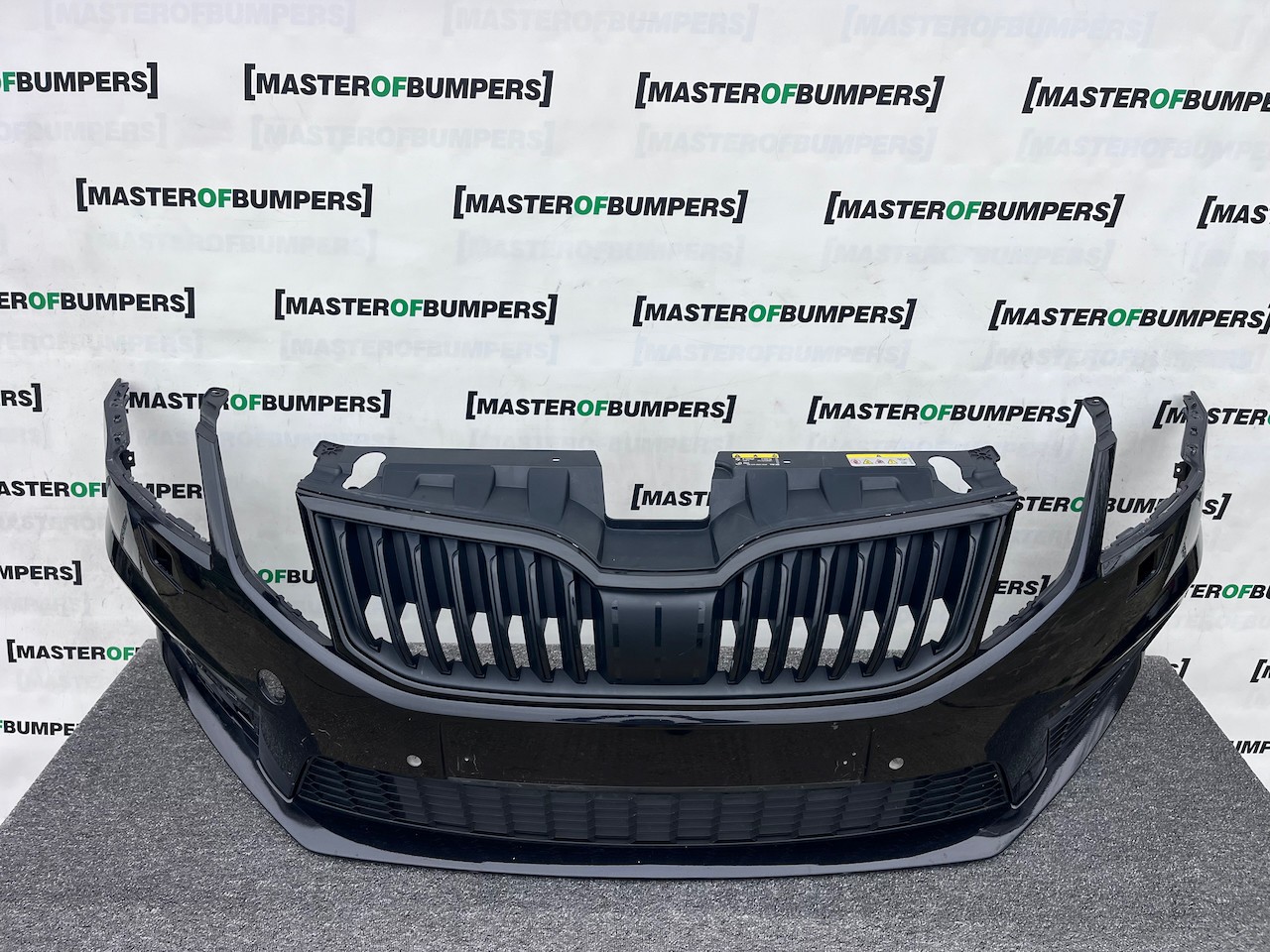 Skoda Octavia Vrs Mk3 Lift 2016-2019 Front Bumper 4 Pdc +jets Genuine [s695]