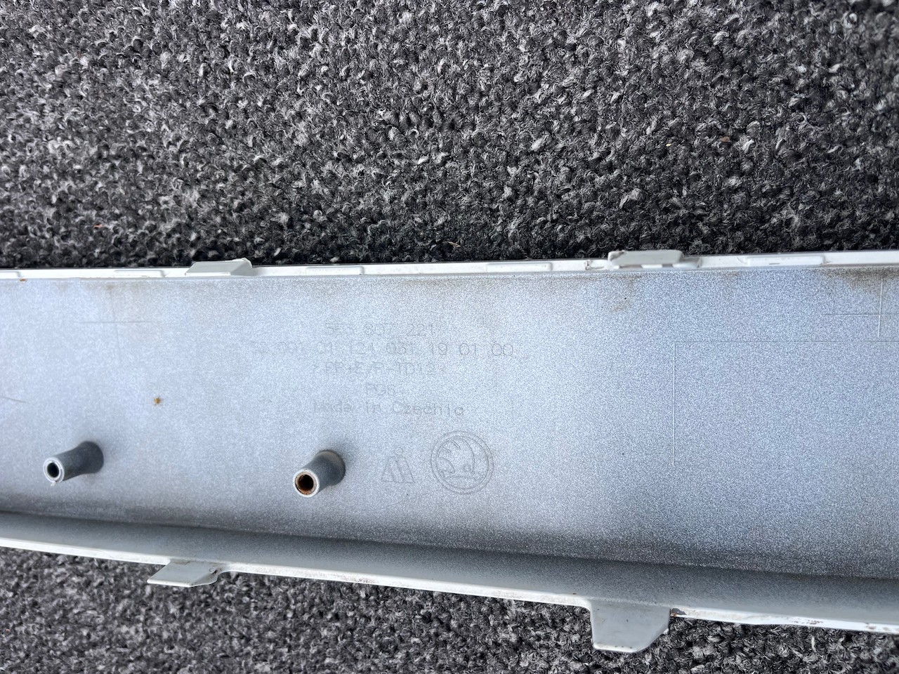 Skoda Octavia Se Comfort Mk4 2020-2023 Front Bumper 4 Pdc No Jets Genuine [s718]