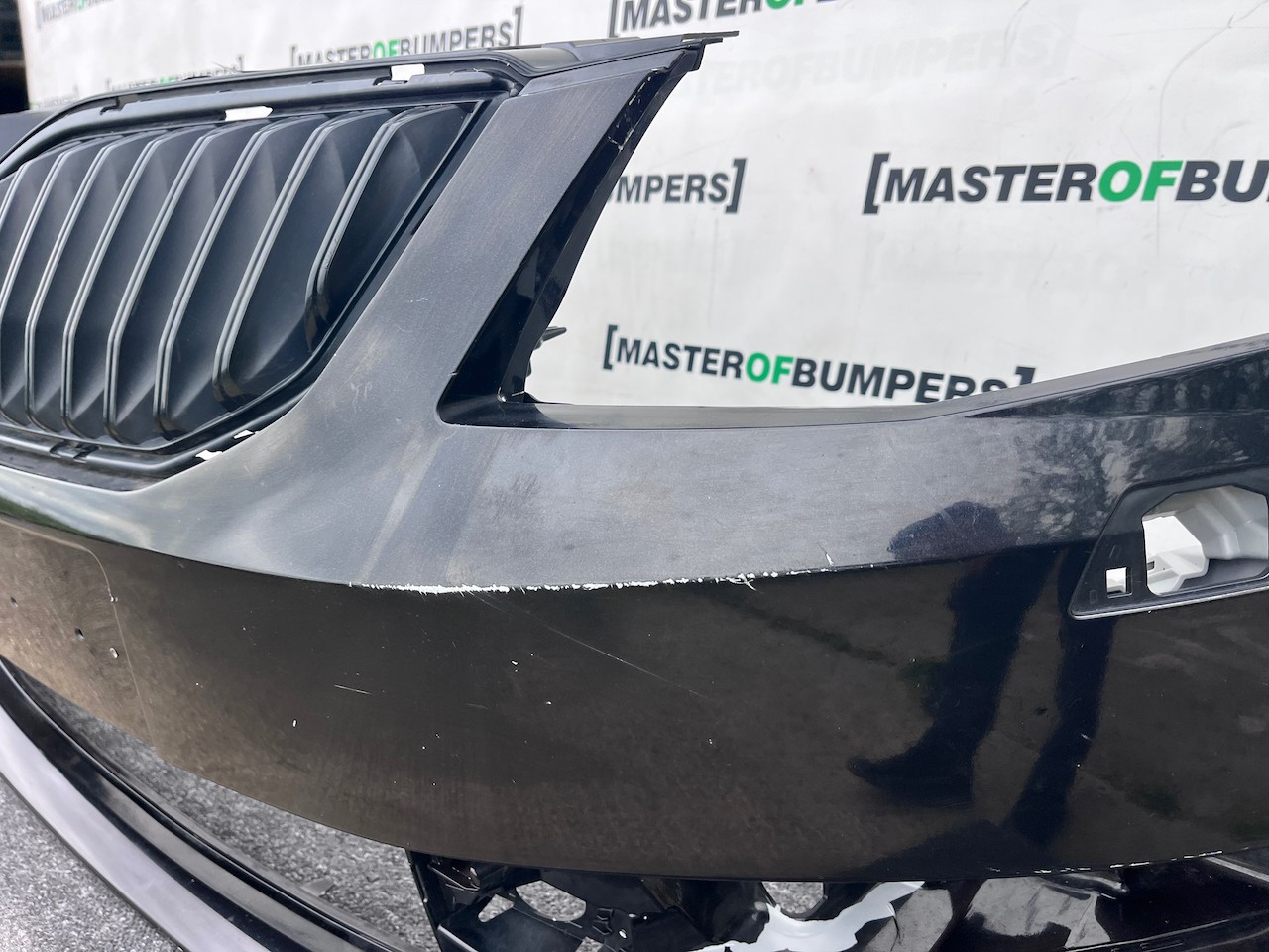 Skoda Octavia Elegance Mk3 2012-2016 Front Bumper No Pdc + Jets Genuine [s709]