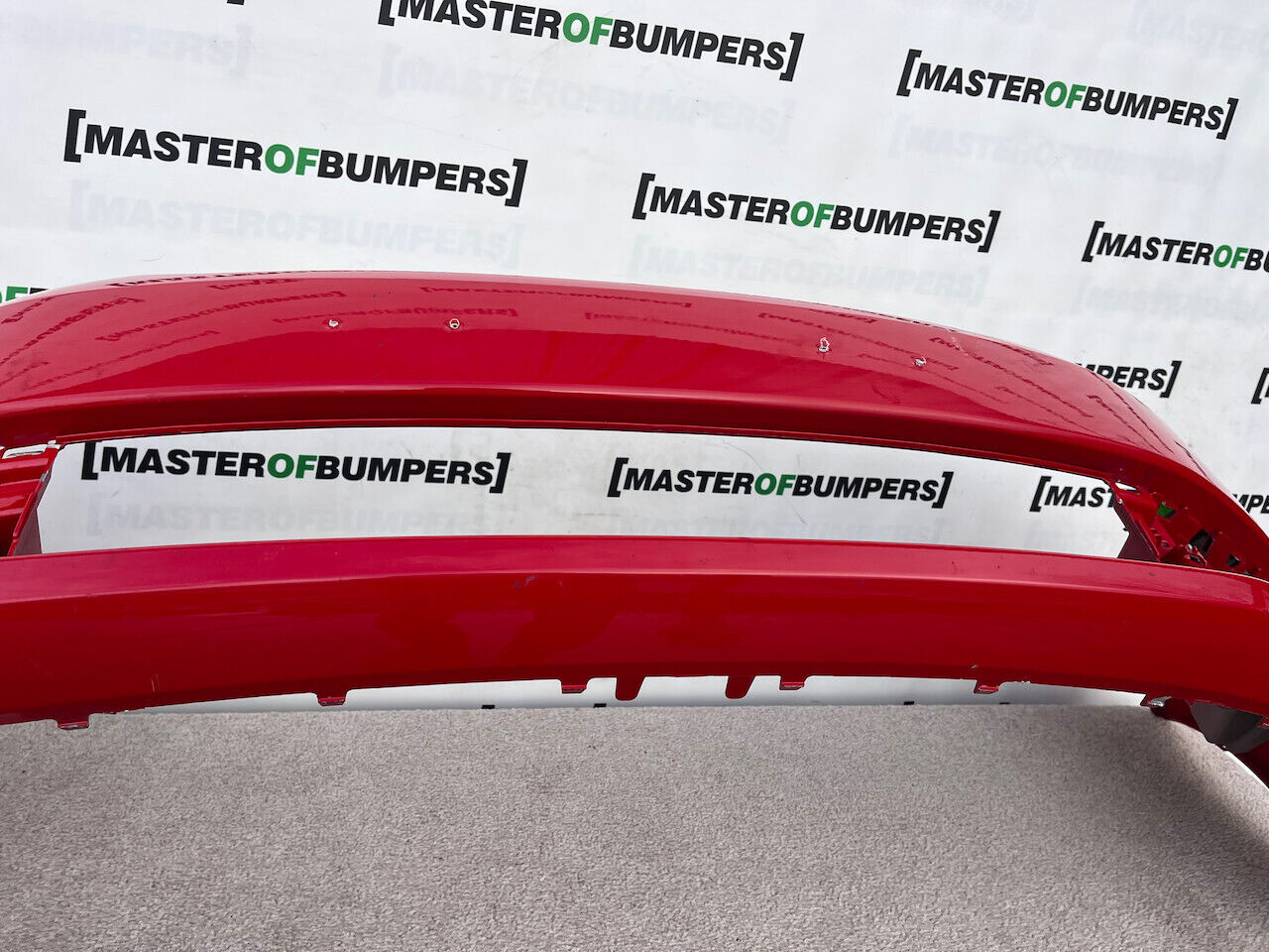 Skoda Rapid Spaceback 2012-2015 Front Bumper Red No Pdc No Jets Genuine [s436]