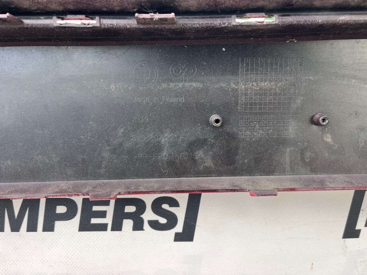 Skoda Superb Sel Saloon Esta Mk4 2020-23 Front Bumper 4 Pdc +jets Genuine [s561]