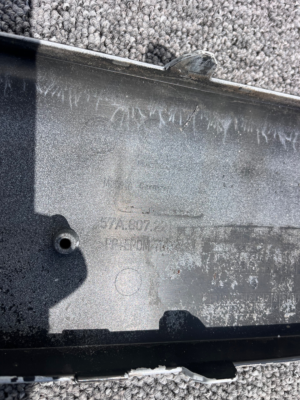 Skoda Karoq Act Edition 2017-2021 Front Bumper 4 Pdc No Jets Genuine [s575]