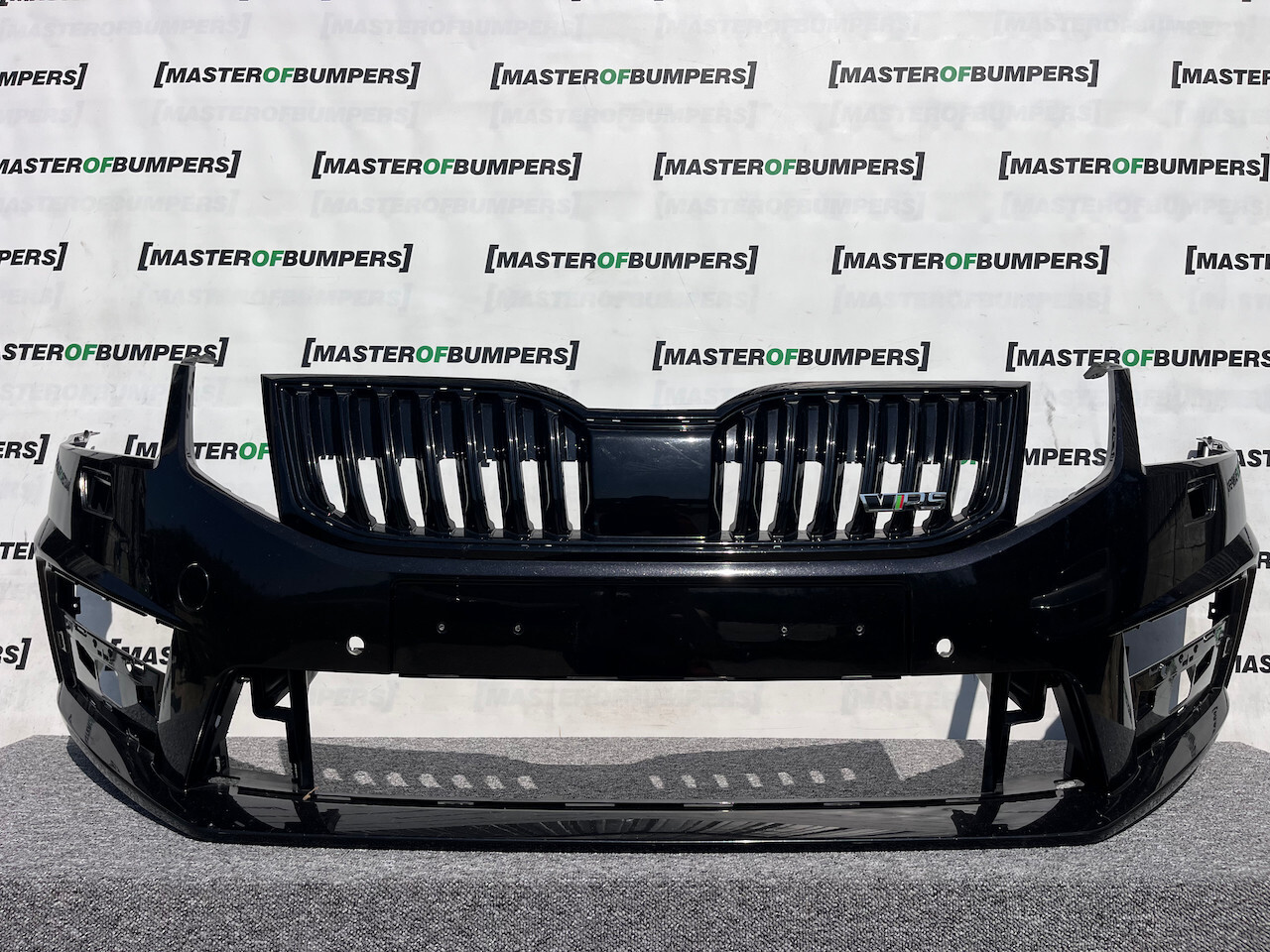 Skoda Octavia Vrs Mk3 Lift 2016-2019 Front Bumper 6 Pdc + Jets Genuine [s580]
